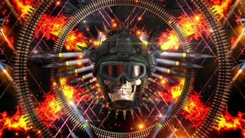 Demon Of War Background Vidéo 346381903