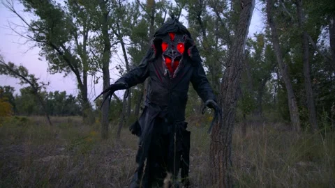 Demonic beast approaches Stock Footage 209669694