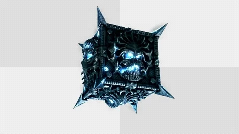 Demonic Cube VJ Loop Stock Footage 141324743