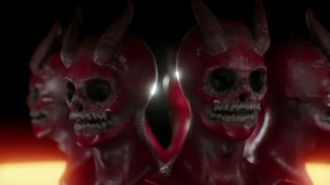 Demons looping Stock Footage 219760535
