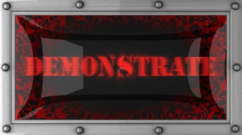 Demonstrate on led Видео 8693998