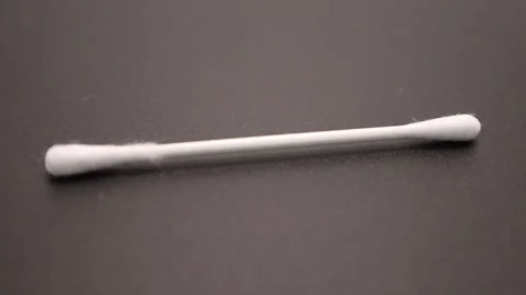 Demonstrates clever uses for cotton swabs in fun and innovative ways Stock Footage 328632558