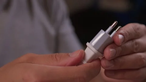 Demonstrating a Cleaning Tool for Sneakers While Showing it in Action and Stock Footage 317061986