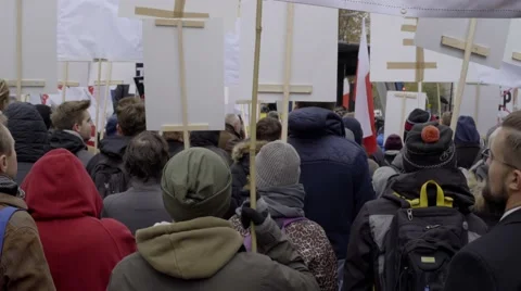 DEMONSTRATION AGAINST CETA, TTIP Stock Footage 68675610