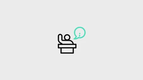 Demonstration Animated Icon Stock Footage 320225976