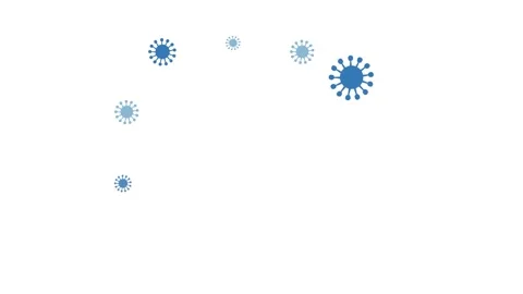 Demonstration animation of using vaccines to eliminate the new coronavirus (COVI Stock Footage 155316912