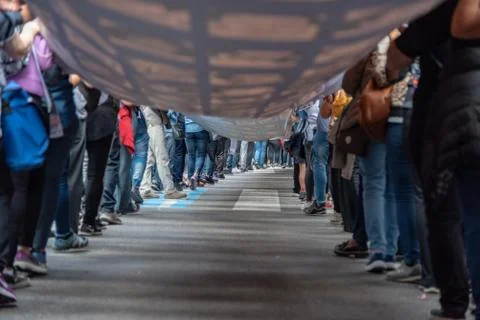 Demonstration during National Memory Day in Argentina Stock Photos