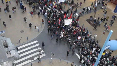Demonstration Vídeos de archivo 8760477