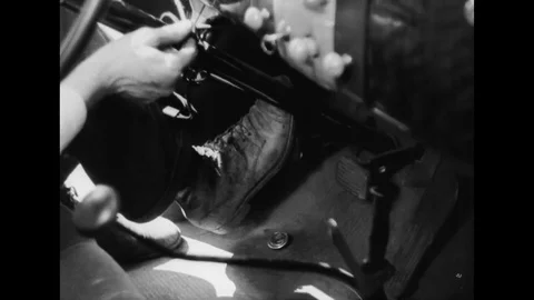 Demonstration Of Function Of Anti-skid Device On A Car Stock Footage 111428903