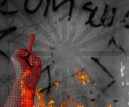 Demonstration Stock Illustration