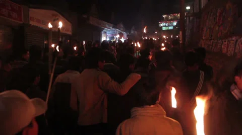 Demonstration for the independence Video stock 24771723