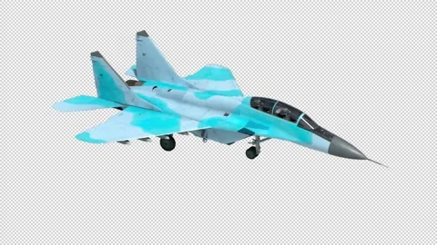 Demonstration of the jet fighter prototype. Stock Footage 156030502