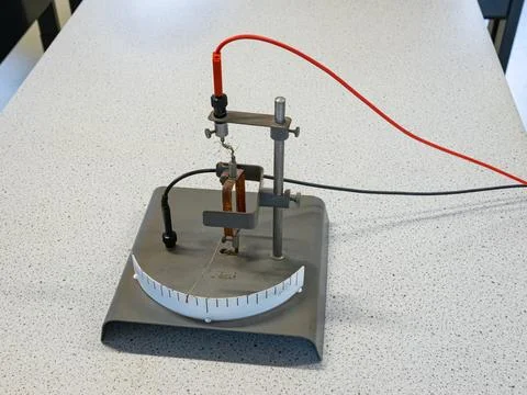Demonstration of the principle of induction in a class room Stock Photos