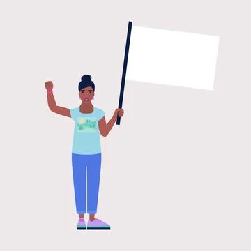 Demonstration, revolution, protests Stock Illustration
