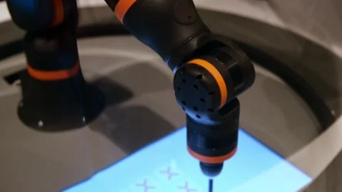 Demonstration robotics for education Stock Footage 297576392