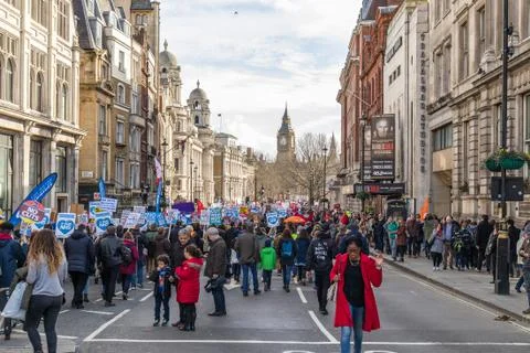 Demonstration to save the NHS Stock Photos