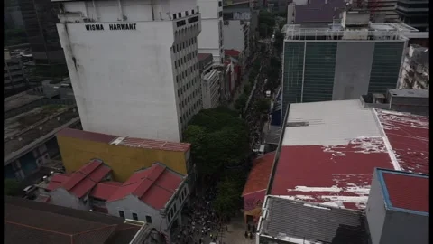 Demonstration at street. Stock Footage 279082872