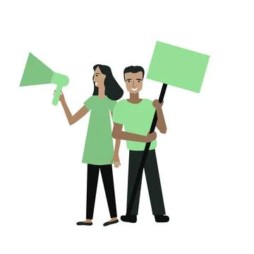 Demonstration vector illustration Illustrazione stock