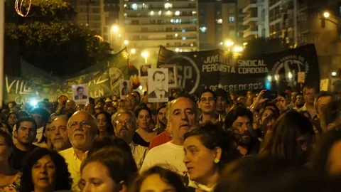 Demonstrations on the Day of Remembrance for Truth and Justice Stock Footage 103347589