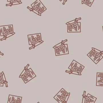 Demonstrative evidence crime line vector seamless pattern 스톡 일러스트
