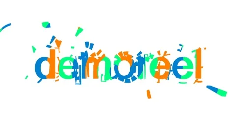 Demoreel Logo (HD) Stock-Footage 7139317