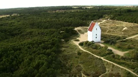 Den Tilsandede Kirke Stock Footage 10909515