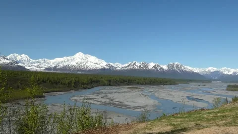 Denali Mountain 1 Stock Footage 172509377