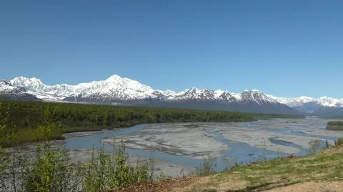 Denali Mountain 2 Stock Footage 172509388