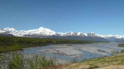 Denali Mountain 3 Stock Footage 172509399
