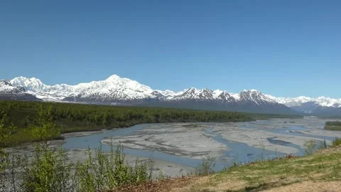 Denali Mountain 4 Stock Footage 172509379