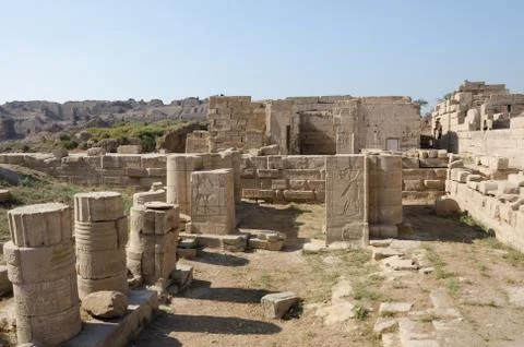 Dendera Temple complex in Egypt Stock Photos