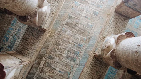 Dendera Temple complex Stock Footage 308464369