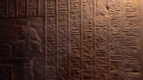 Dendera temple or Temple of Hathor. Egypt. Stock Footage 154543276