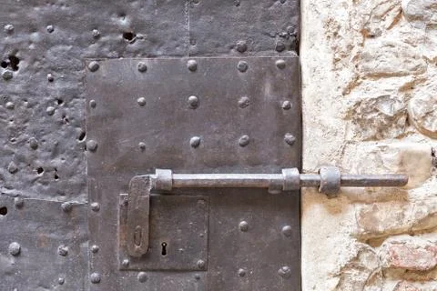 Denial of access to the castle Stock Photos