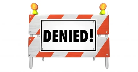 Denied Rejection Bad Response Negative No Answer 4K Animation Stock Footage 60418821