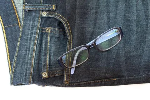 Denim background Stock Photos