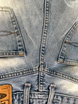 Denim background. Stock Photos