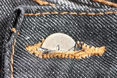 Denim button Stock Photos