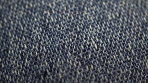 Denim fabric close up. Macro Stock Footage 158860605