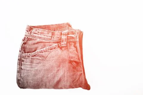 Denim Jeans Background With Seam of Jeans Fashion Design. 库存照片