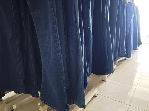 Denim Jeans Display Stock Photos