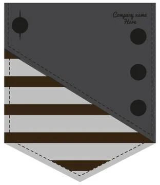 Denim Jeans Pocket. Vector EPS File Fully Layered and Easy to Edit Stock Illustration