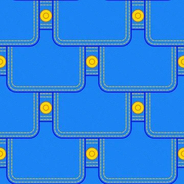 Denim pocket pattern 스톡 일러스트