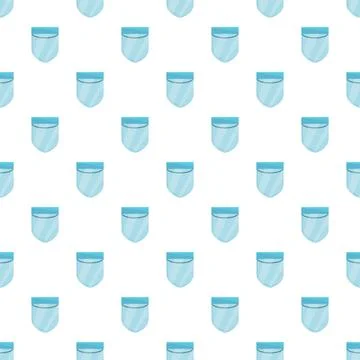 Denim pocket pattern on white seamless background Stockillustratie