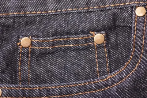 Denim pocket Stock Photos