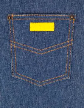 Denim with pocket Stock Photos