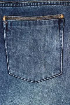 Denim pocket Foto stock
