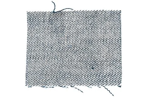 Denim sample isolated Foto stock