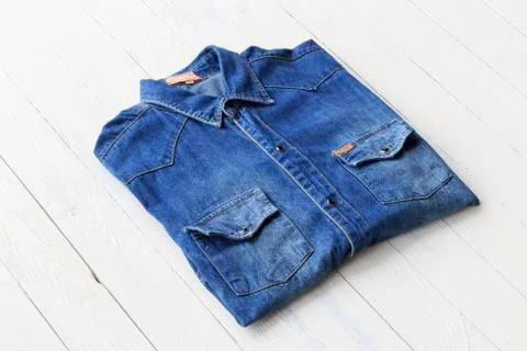 Denim shirts Stock Photos