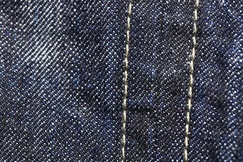 Denim Texture Closeup Background Stock Photos